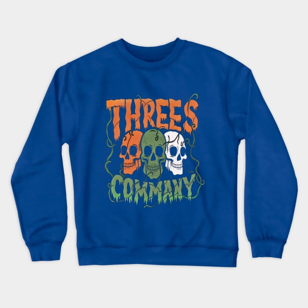 Threes Company vintage vibes Crewneck Sweatshirt by Fadedstar